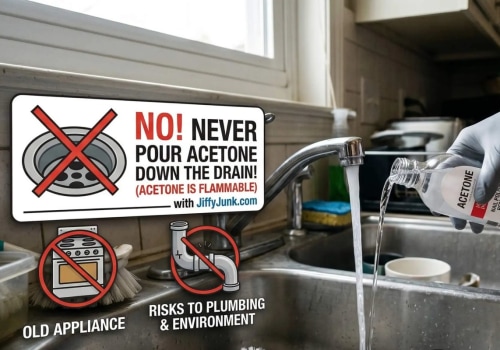 Who Should You Call If You Spill a Lot of Acetone Down a Drain?